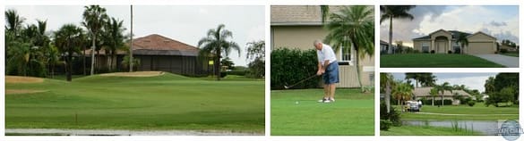 Golf course homes for sale in Cape Coral